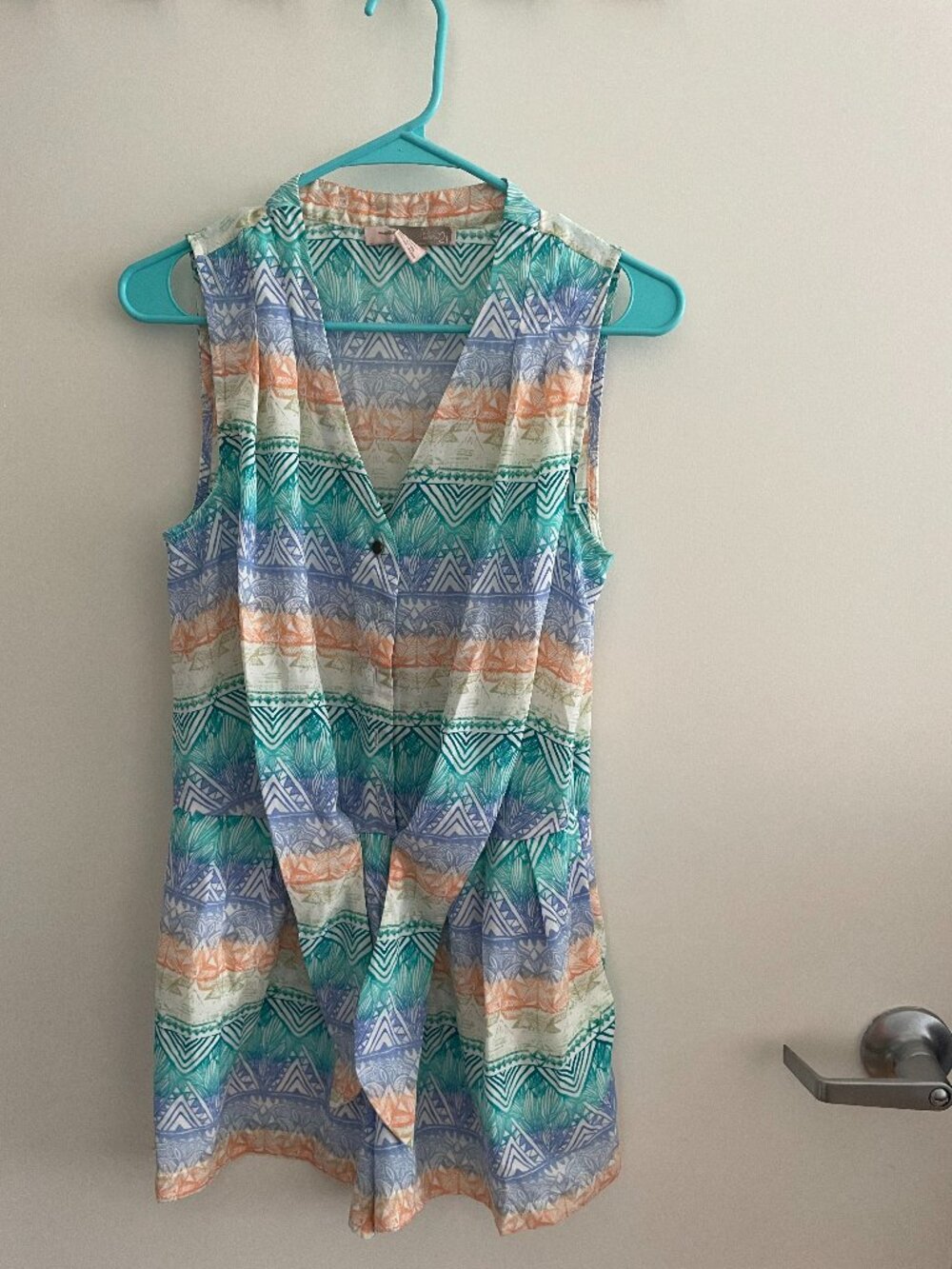 Love 21 The Grand Isle Linen Blend Shift Dress XS
